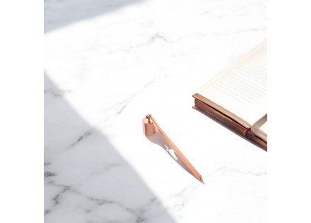 Κηροσβέστης μεταλλικός (inox) σε Rosegold χρώμα